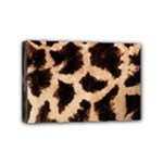 Giraffe Print Dark	Mini Canvas 6  x 4  (Stretched)