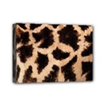 Giraffe Print Dark	Mini Canvas 7  x 5  (Stretched)