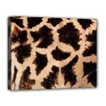 Giraffe Print Dark	Canvas 14  x 11  (Stretched)