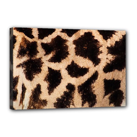 Giraffe Print Dark	Canvas 18  x 12  (Stretched) from ArtsNow.com
