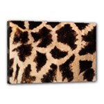 Giraffe Print Dark	Canvas 18  x 12  (Stretched)