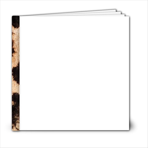 Giraffe Print Dark	6x6 Photo Book (20 pages) from ArtsNow.com