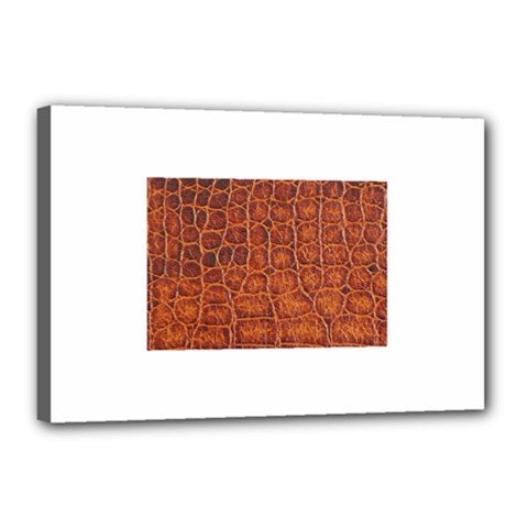 Crocodile Print	Canvas 18  x 12  (Stretched) from ArtsNow.com