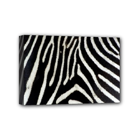 Zebra Print Big	Mini Canvas 6  x 4  (Stretched) from ArtsNow.com