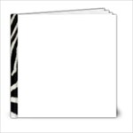 Zebra Print Big	6x6 Photo Book (20 pages)