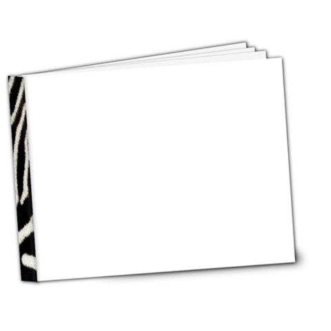 Zebra Print Big	7x5 Deluxe Photo Book (20 pages) from ArtsNow.com
