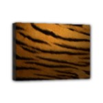 Tiger Print Dark	Mini Canvas 7  x 5  (Stretched)