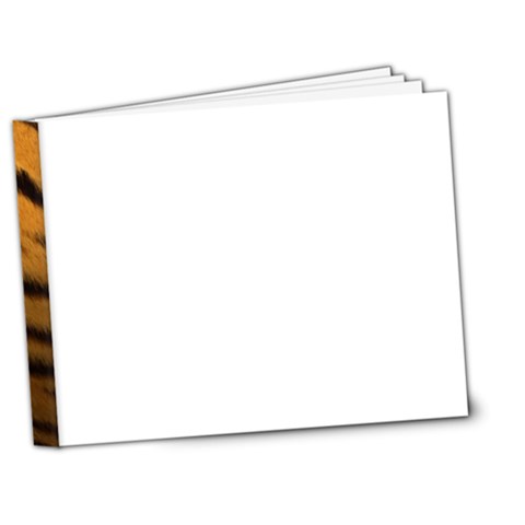Tiger Print Dark	7x5 Deluxe Photo Book (20 pages) from ArtsNow.com