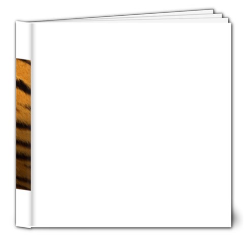 Tiger Print Dark	8x8 Deluxe Photo Book (20 pages) from ArtsNow.com