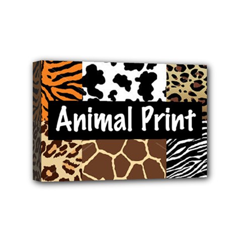 Animal Print	Mini Canvas 6  x 4  (Stretched) from ArtsNow.com