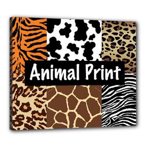 Animal Print	Canvas 24  x 20  (Stretched) from ArtsNow.com