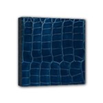Leather Look & Skins Blue Silverback Mini Canvas 4  x 4  (Stretched)