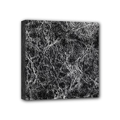 Ll Black Mini Canvas 4  x 4  (Stretched) from ArtsNow.com