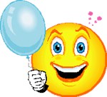 Smiley with Balloons