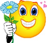Smiley with Flower