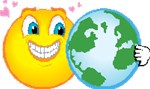 Smiley Hugging Earth