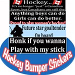 Hockey Bumper Stickers