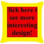 Throw Pillow Case (Yellow)