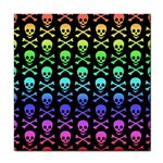 Rainbow Skull and Crossbones
