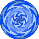 blue