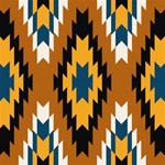 Tribal Pattern Print, Navajo