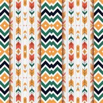 Tribal Pattern Print, Nez Perce