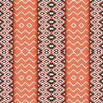 Tribal Pattern Print, Piegan