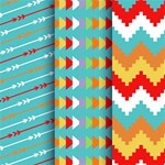 Tribal Pattern Print, Kopelli 1