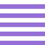 White and Violet Horizontal Stripes