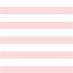 Pale Pink Horizontal Stripes