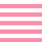 Flamingo Pink Horizontal Stripes