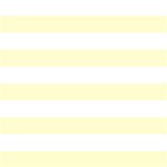 Horizontal Stripes - White and Cream Yellow