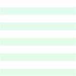 Horizontal Stripes - White and Pale Green