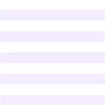 Horizontal Stripes - White and Pastel Violet