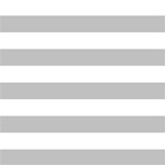 Horizontal Stripes - White and Silver Gray