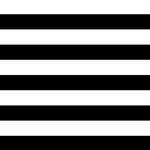 Horizontal Stripes - White and Black