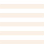 Horizontal Stripes - White and Linen