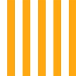 White and Orange Vertical Stripes