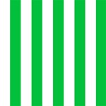 White and Green Vertical Stripes