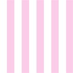 Vertical Stripes - White and Classic Rose Pink