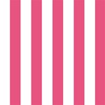 Vertical Stripes - White and Dark Pink
