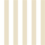 Vertical Stripes - White and Pearl Brown