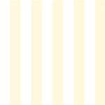 Vertical Stripes - White and Cornsilk Yellow