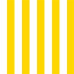 Vertical Stripes - White and Gold Yellow