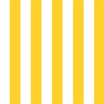 Vertical Stripes - White and Banana Yellow