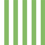 Vertical Stripes - White and Dollar Bill Green