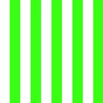 Vertical Stripes - White and Neon Green