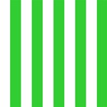 Vertical Stripes - White and Lime Green