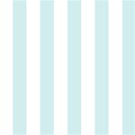 Vertical Stripes - White and Light Cyan