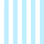 Vertical Stripes - White and Light Blue